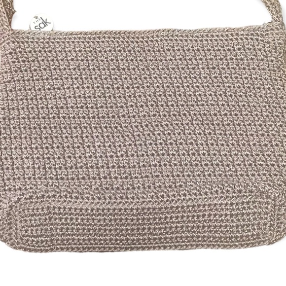 SOLD! The Sak Beige Crochet Small Shoulder Bag No. VLS 01 - Picture 8 of 15